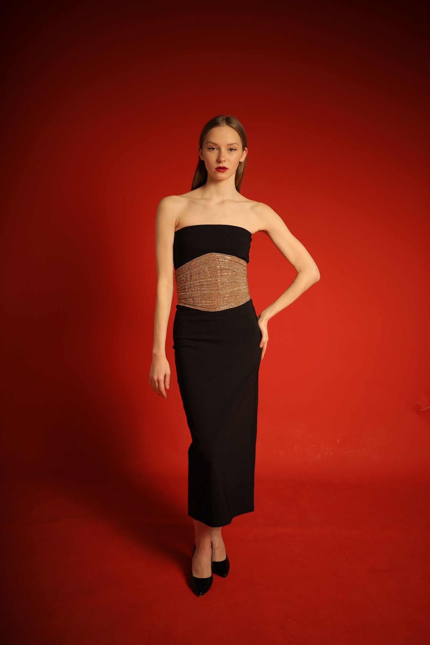 Gold coset belt