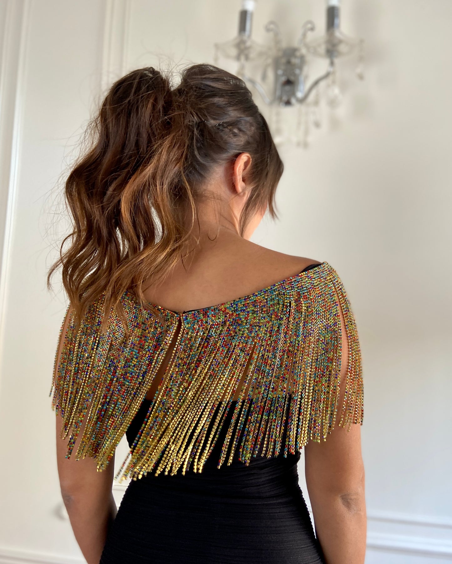 Aurora Fringe Cape