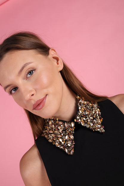 Gemstone Detachable Collar