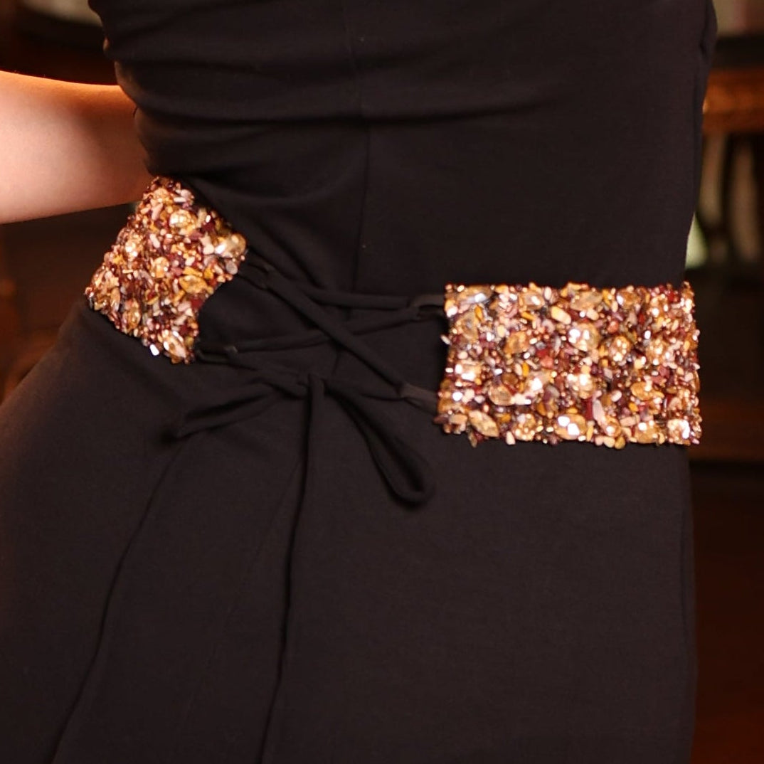 Gemstone Embellished Waist Belt