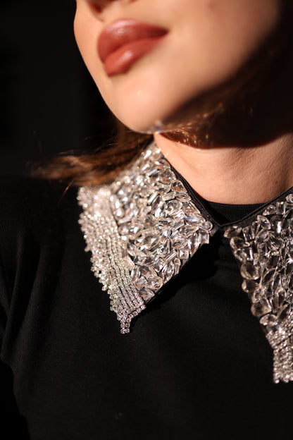 Sparkling Silver Jewel Collar
