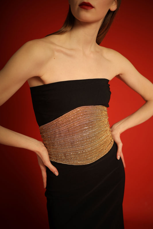 Gold coset belt
