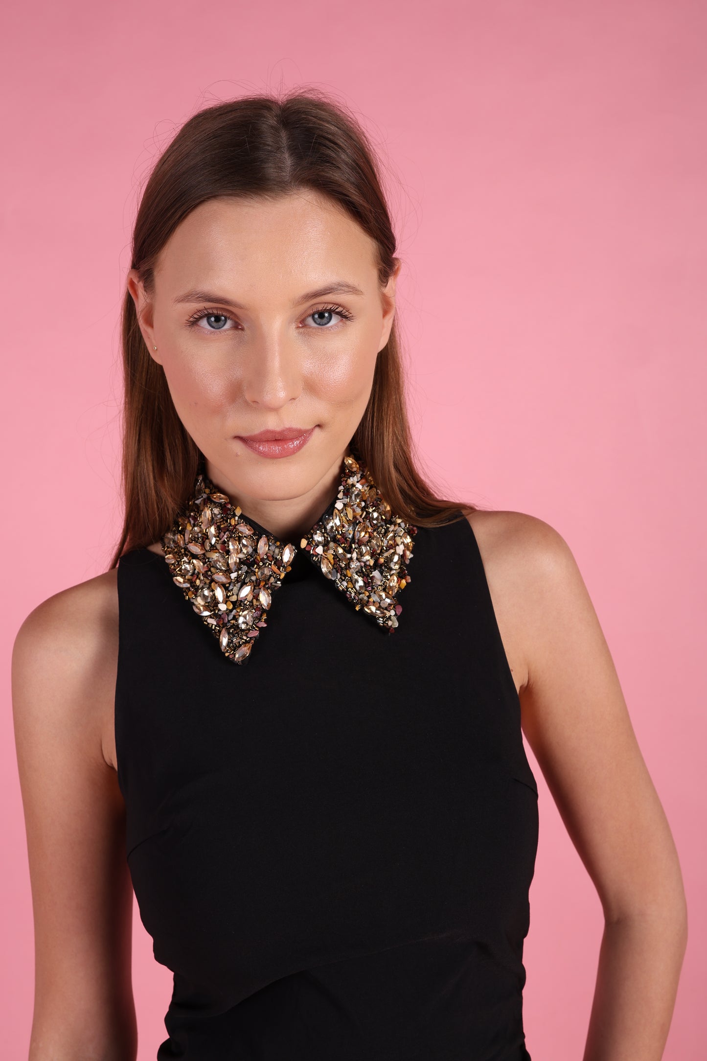 Gemstone Detachable Collar