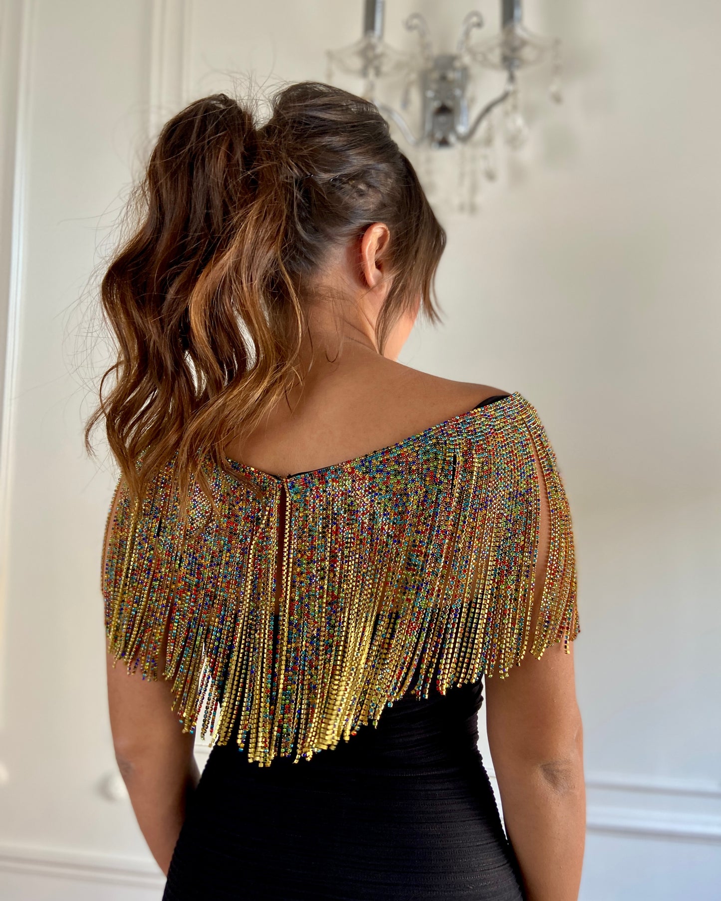 Aurora Fringe Cape