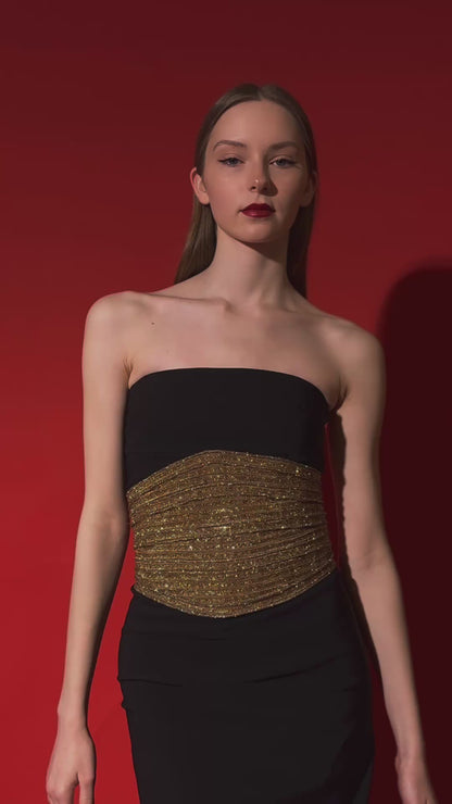 Gold coset belt